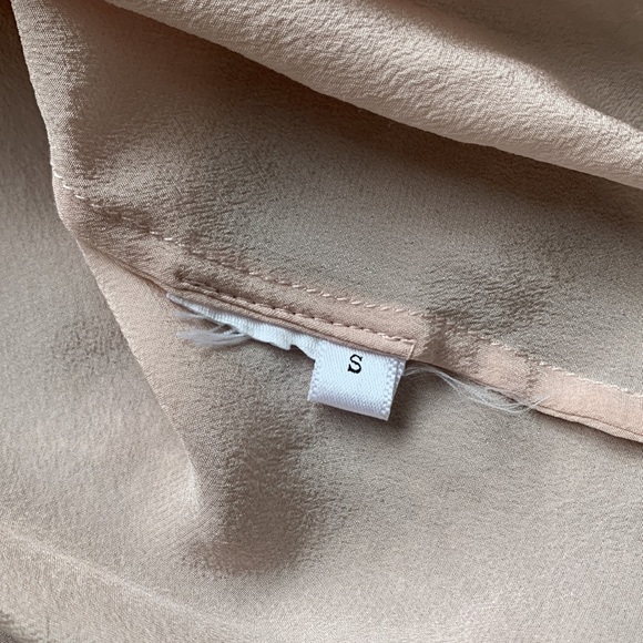 Anine Bing Silk Crewneck Shortsleeve Blouse - Picture 5 of 8